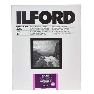 Ilford Multigrade RC Deluxe Gloss 190gsm 9.96 x 12.5cm (4 x 5") 25 Sheets