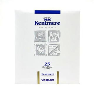 Kentmere VC Select RC Paper 8x10" 25 Sheets Lustre