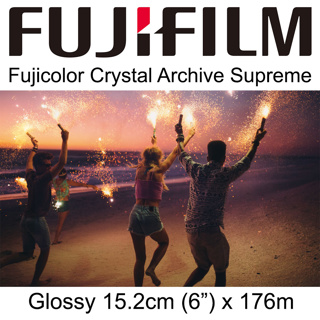 Fuji Crystal Archive Supreme Gloss (6") 15.2cm x 176m (2 Rolls)