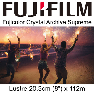 Fuji Crystal Archive Supreme Lustre (8") 20.3cm x 112m (2 Rolls)