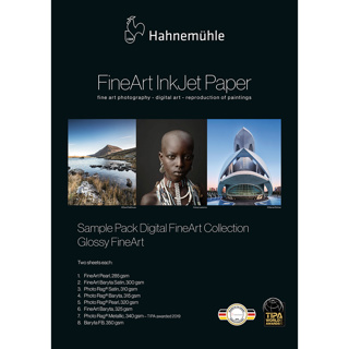 Hahnemühle Digital FineArt Glossy Sample Pack