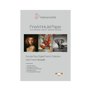 Hahnemuhle Digital FineArt Matt Smooth A4 Sample Pack