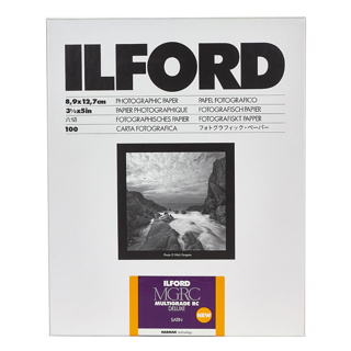 Ilford Multigrade V RC Deluxe Satin 8.9 x 12.7cm 100 Sheets