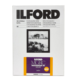 Ilford Multigrade V RC Deluxe Satin 12.7 x 17.8cm 25 Sheets