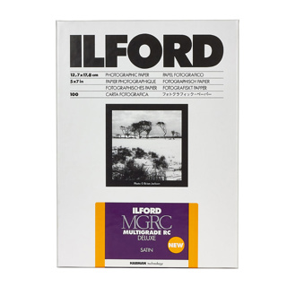 Ilford Multigrade V RC Deluxe Satin 12.7 x 17.8cm 100 Sheets