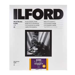 Ilford Multigrade V RC Deluxe Satin 20.3 x 25.4cm 25 Sheets