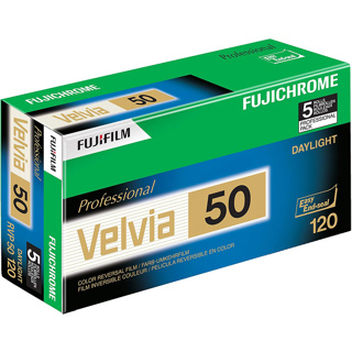 Fuji Film Velvia 50 120 (5 Pack)
