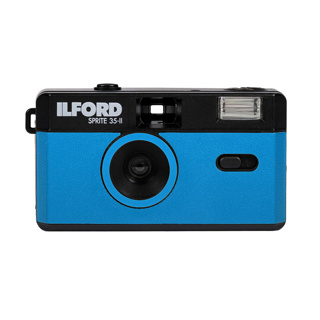 Ilford Sprite 35-II Reusable Camera - Black & Blue