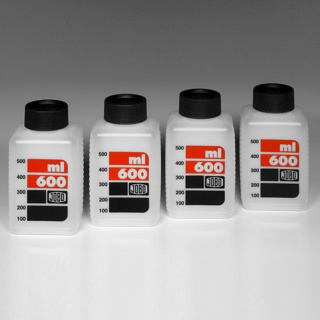 Jobo Storage Bottle Kit 600ml (4 x White 600ml)