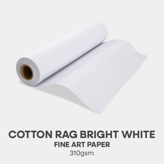 Pinnacle Cotton Rag Bright White Paper Roll 17" 310gsm 15m