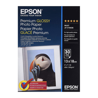 Epson Premium Photo Glossy Paper 255gsm 5" x 7" (30 Sheets)