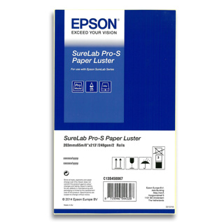Epson SureLab Pro-S DL Paper Lustre (8") 20.3cm x 65m (2 Rolls)