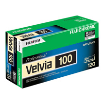Fuji Film Velvia 100 120 (5 Pack)