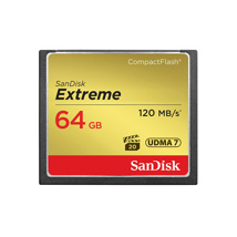 Sandisk Extreme Compact Flash 64GB 120MB/S UDMA 7 Memory Card