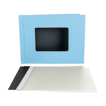 6x8 Baby Blue Staple Photobook Covers (10) 