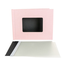 6x8 Baby Pink Staple Photobook Covers (10) 