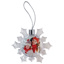 Adventa Snowflake Photo Ornament - Clear (1) Retail Pack